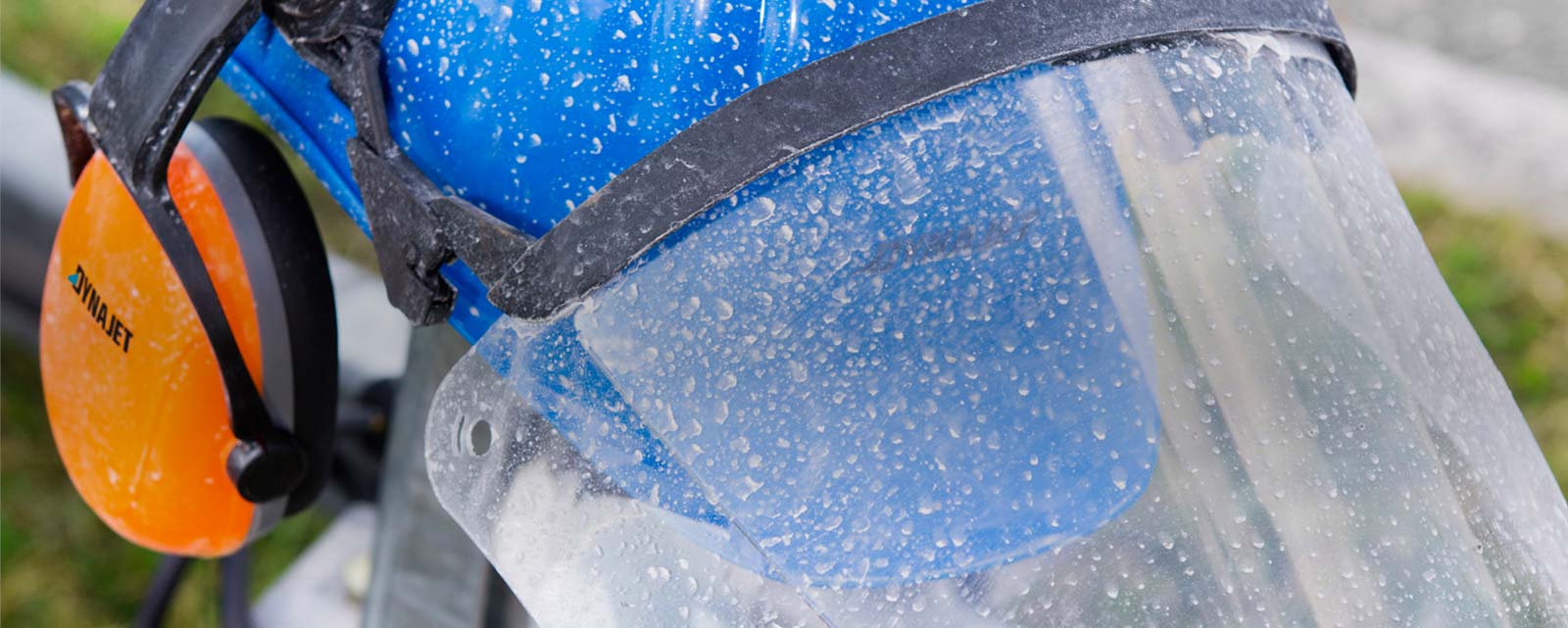 High-pressure water jetting can be dangerous. We recommend that you always wear personal protective equipment (PPE) when working to minimise the risk of injury.
